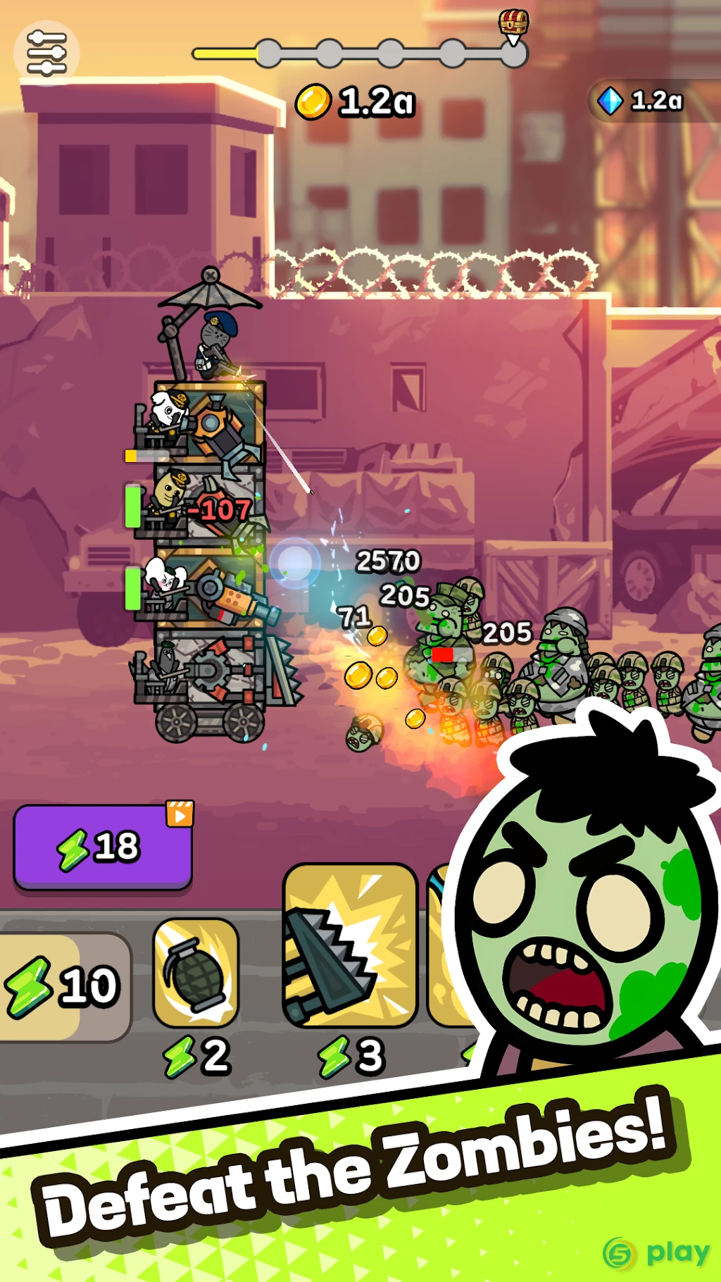 Animal Friends vs Zombies — скриншот 2