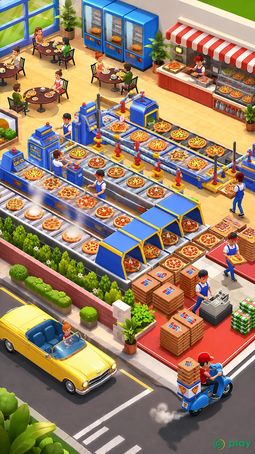 Idle Pizza Production Tycoon — скриншот 7