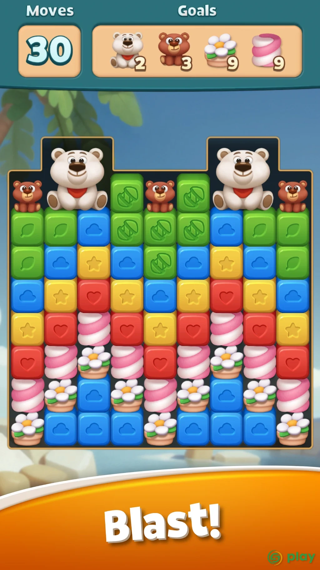 Merge & Blast: Dream Island — скриншот 1