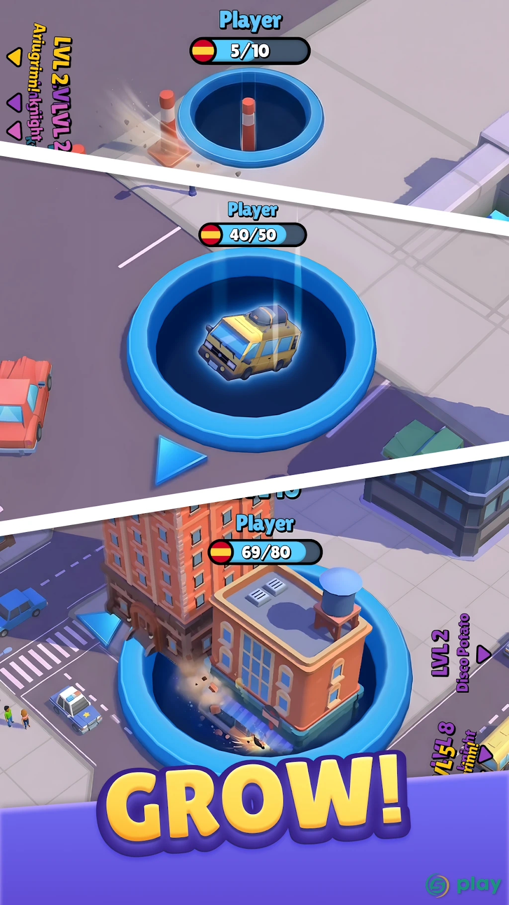 Hole.io — скриншот 10