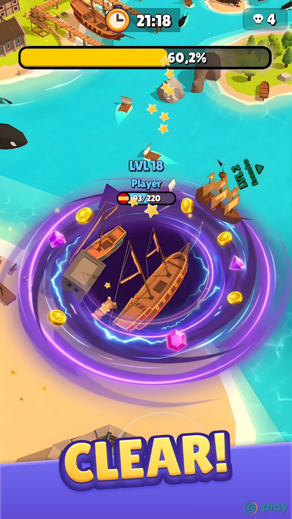 Hole.io — скриншот 11