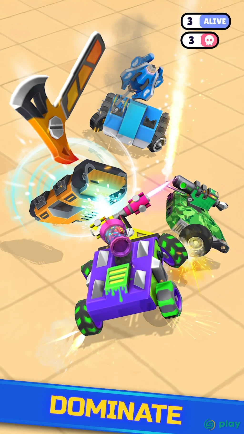Pocket Bots: Battle Robots — скриншот 1