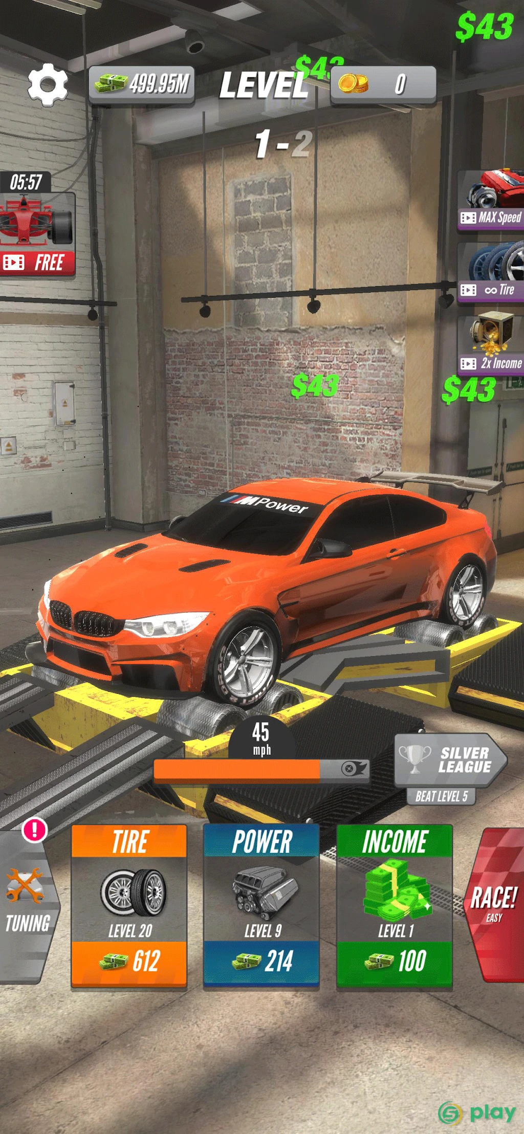 Dyno 2 Race - Car Tuning — скриншот 1