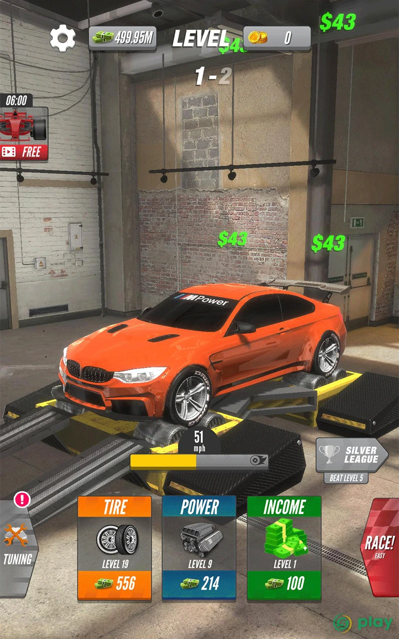 Dyno 2 Race - Car Tuning — скриншот 9