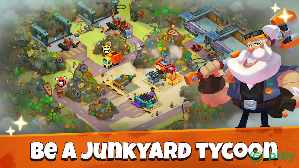 Idle Junkyard Tycoon: Be Rich! — скриншот 1
