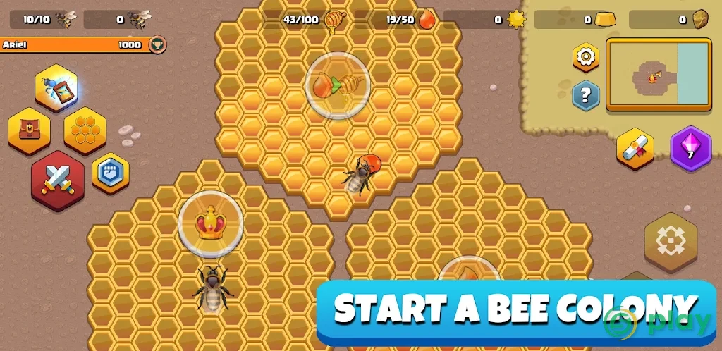 Pocket Bees Colony Simulator — скриншот 1