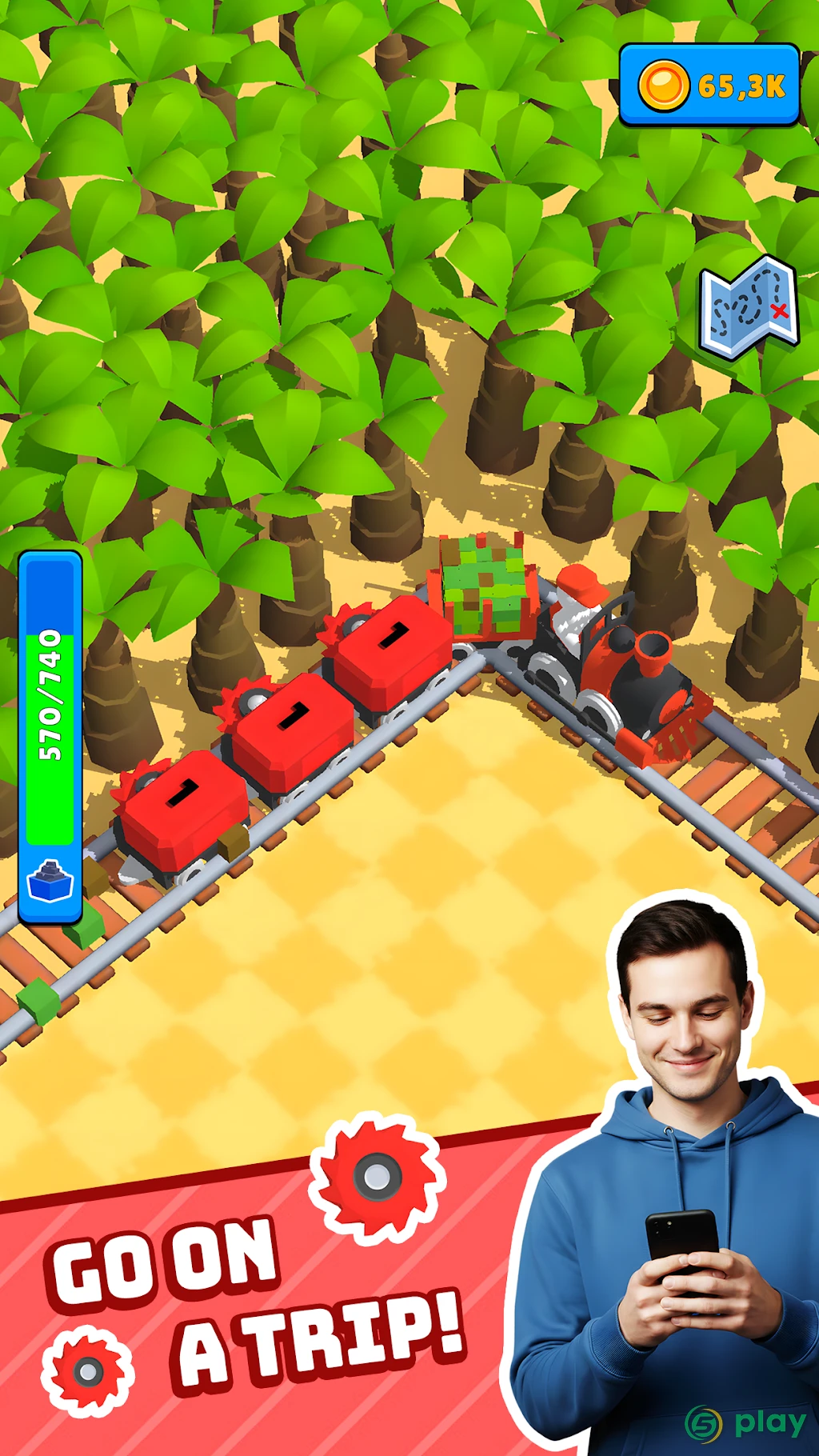 Train Miner — скриншот 1