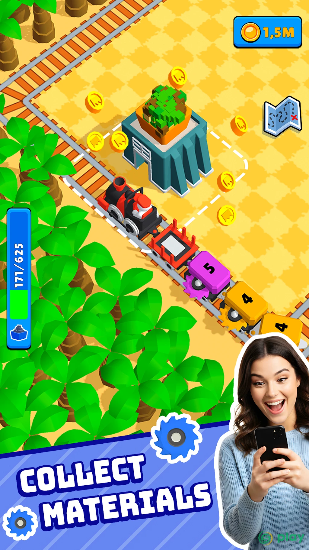 Train Miner — скриншот 3