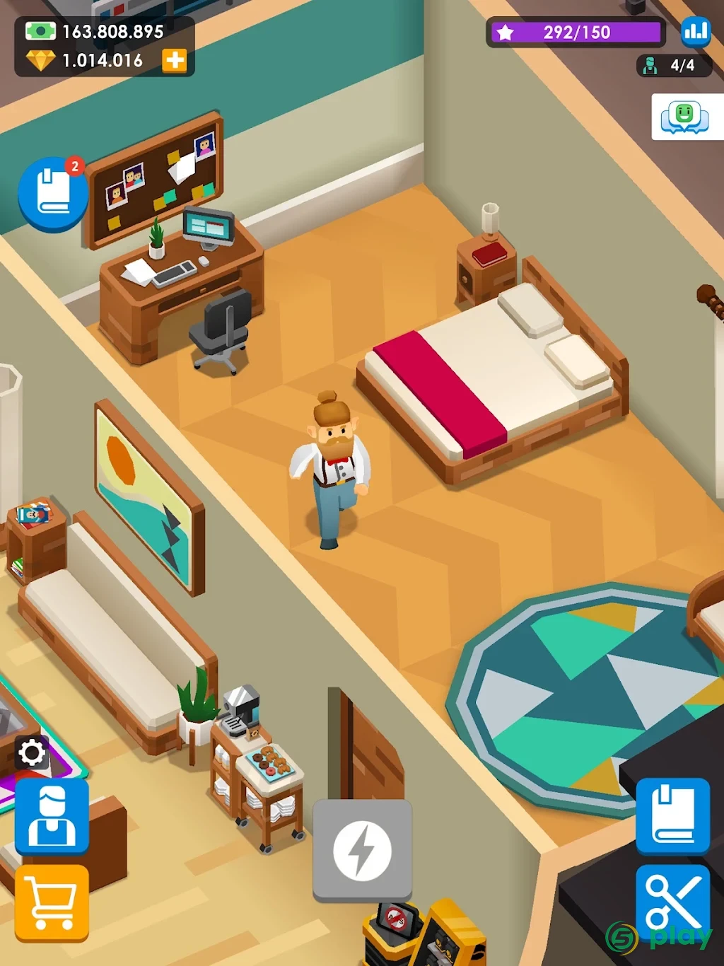 Idle Barber Shop Tycoon — скриншот 11