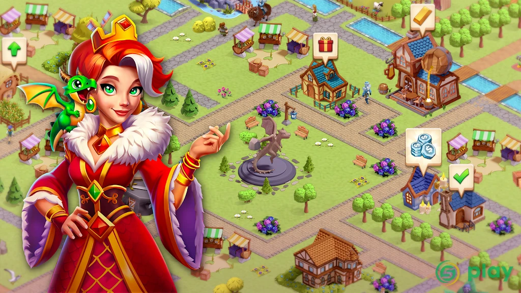 Dragon Kingdom: Fantasy City — скриншот 2
