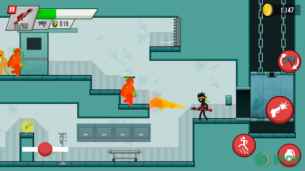 Stickman vs Zombies — скриншот 10