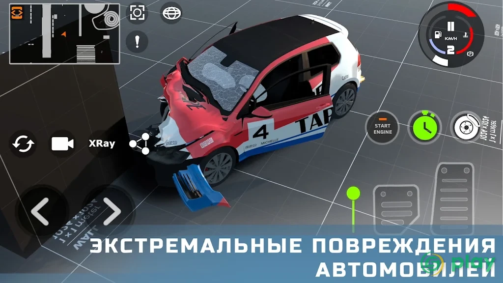 DriveCSX Car Crash Simulator — скриншот 7