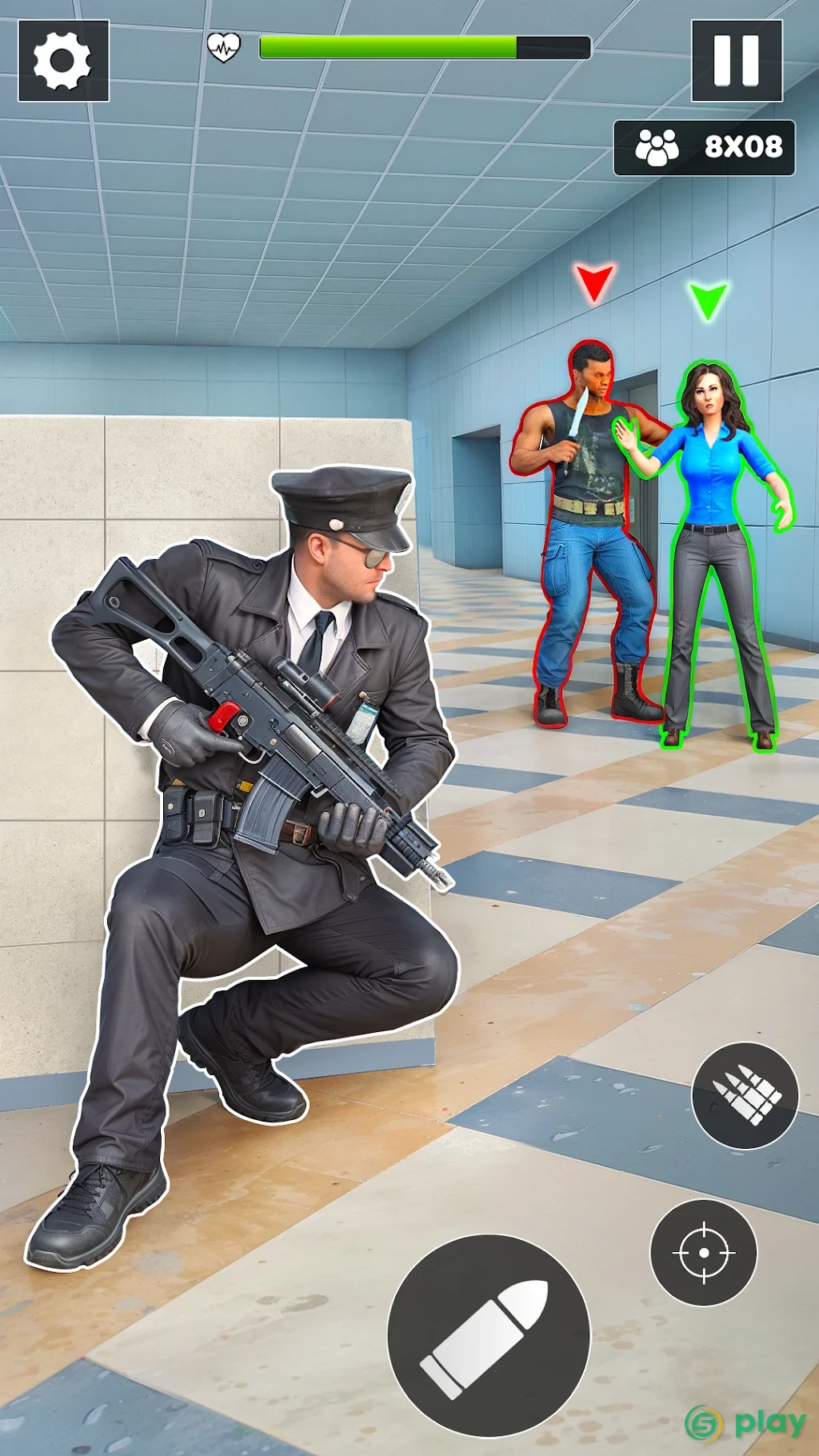 Save Cop: Shooting Simulator — скриншот 1