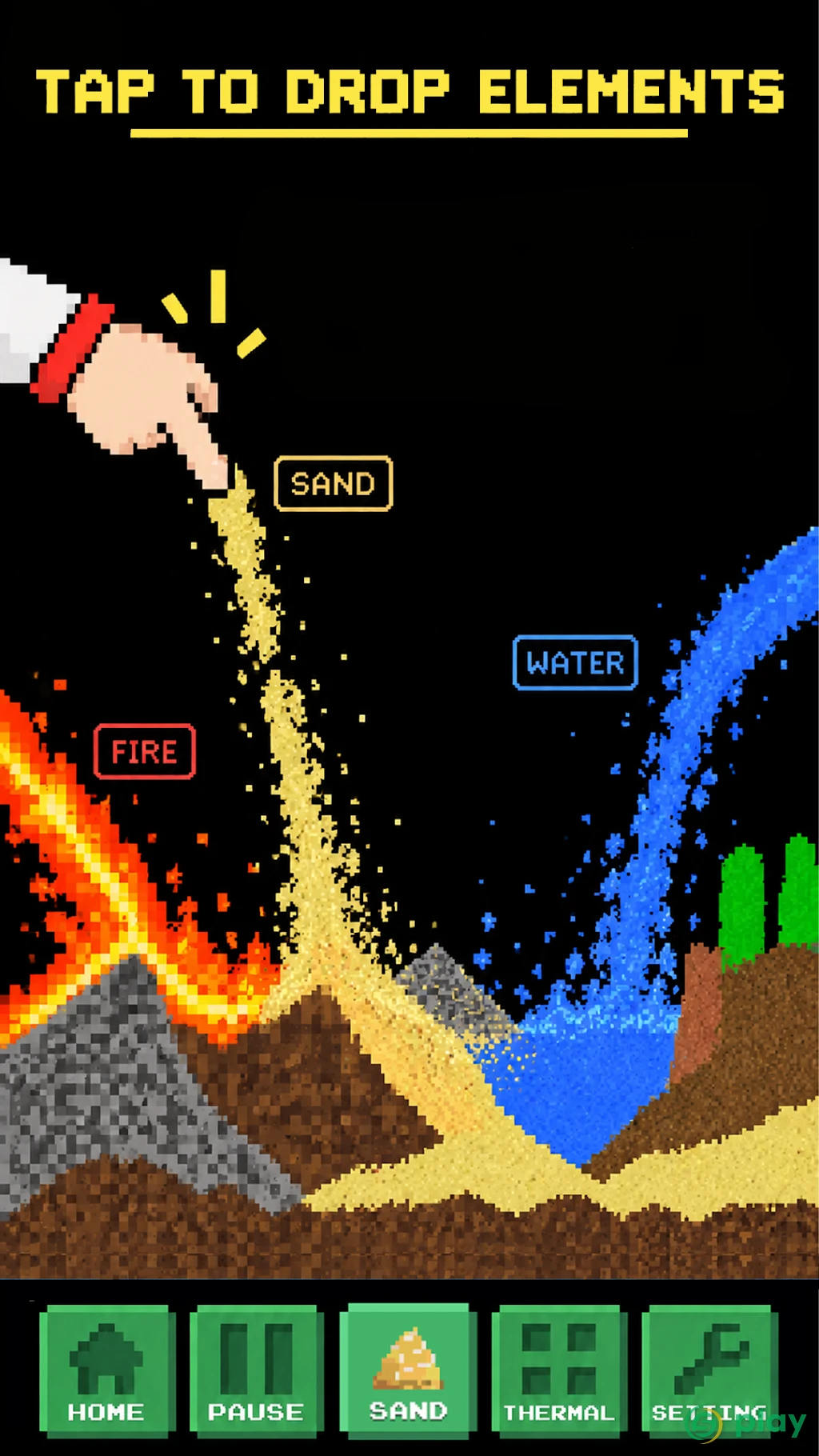 Sandbox Powder Alchemy Element — скриншот 1