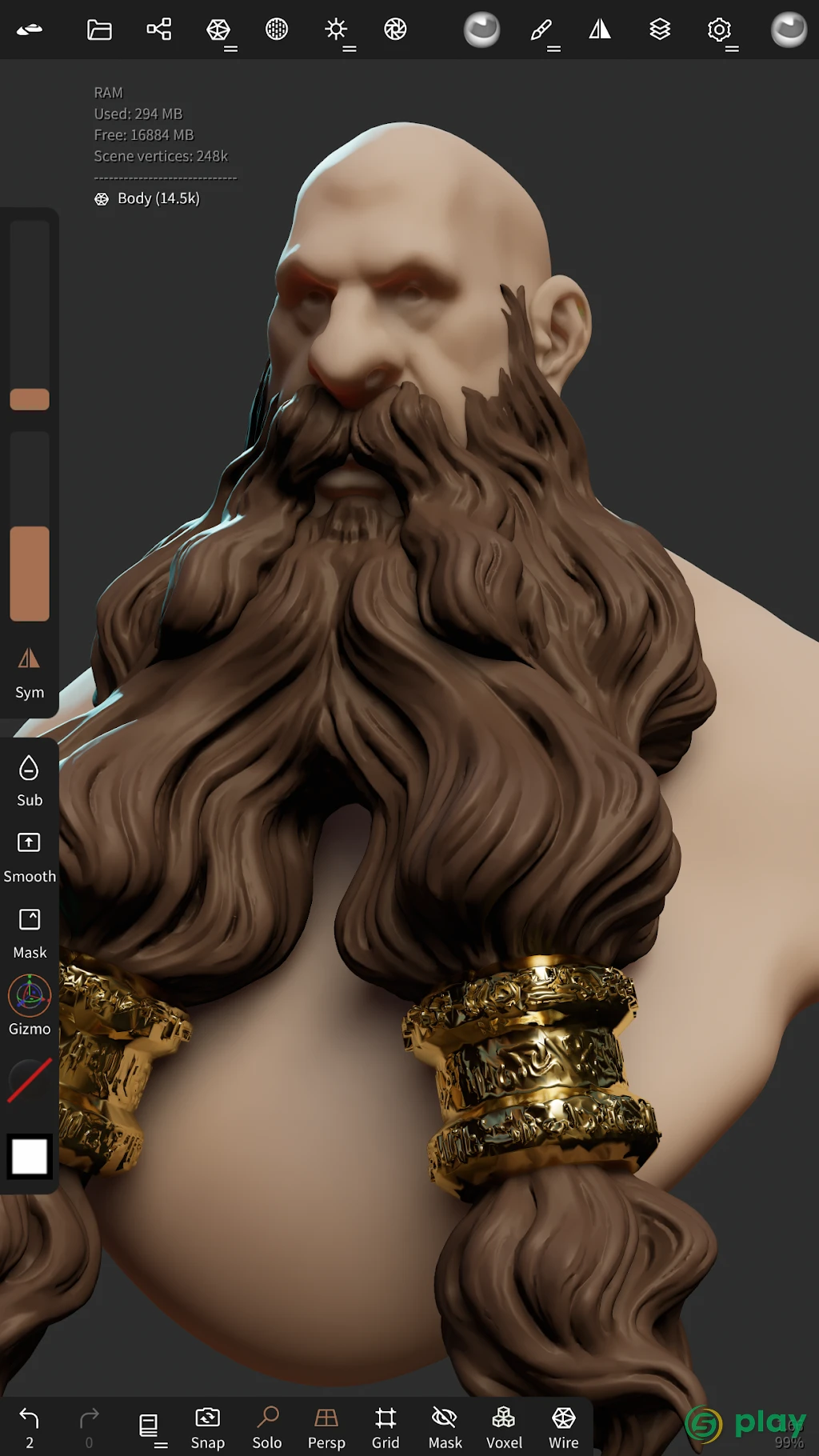 Nomad Sculpt — скриншот 4