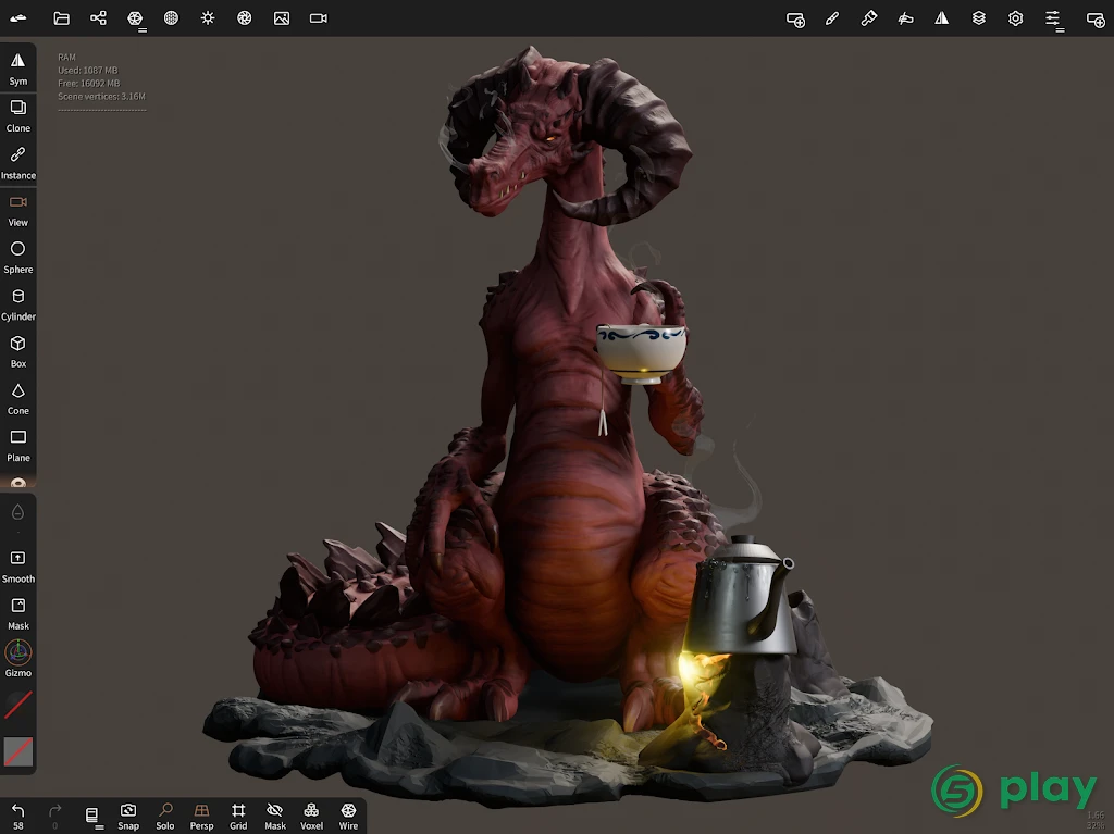 Nomad Sculpt — скриншот 8