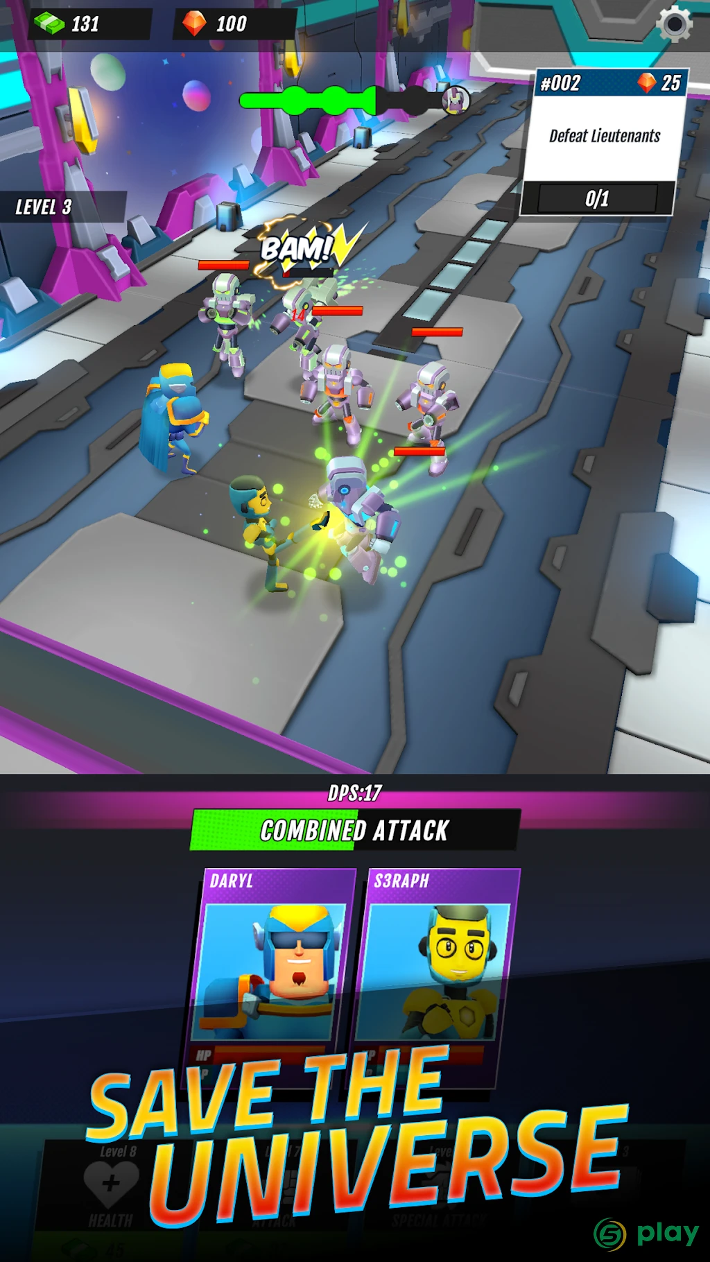 Superheroes Idle RPG League — скриншот 8
