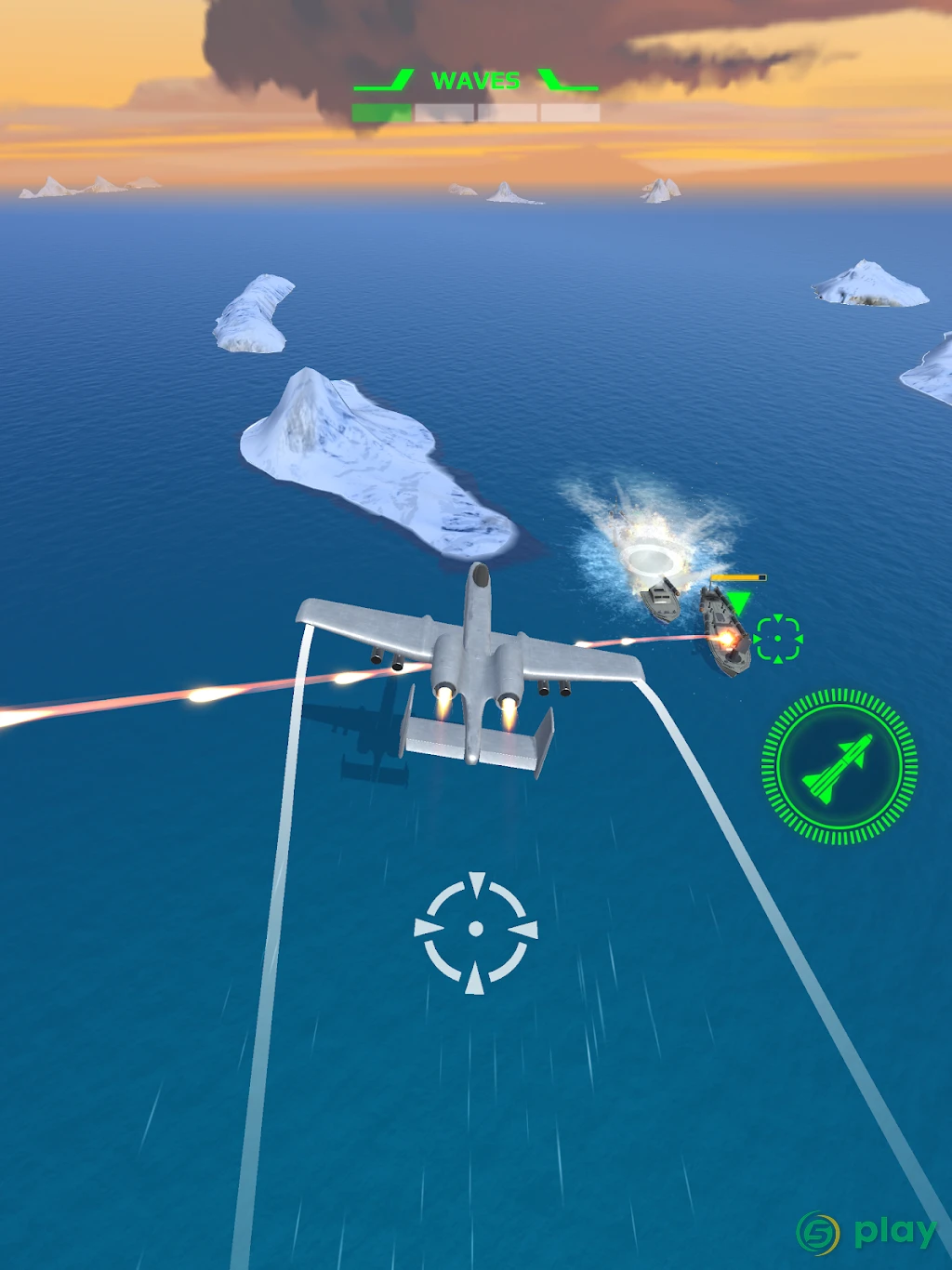 War Plane Strike: Sky Combat — скриншот 10