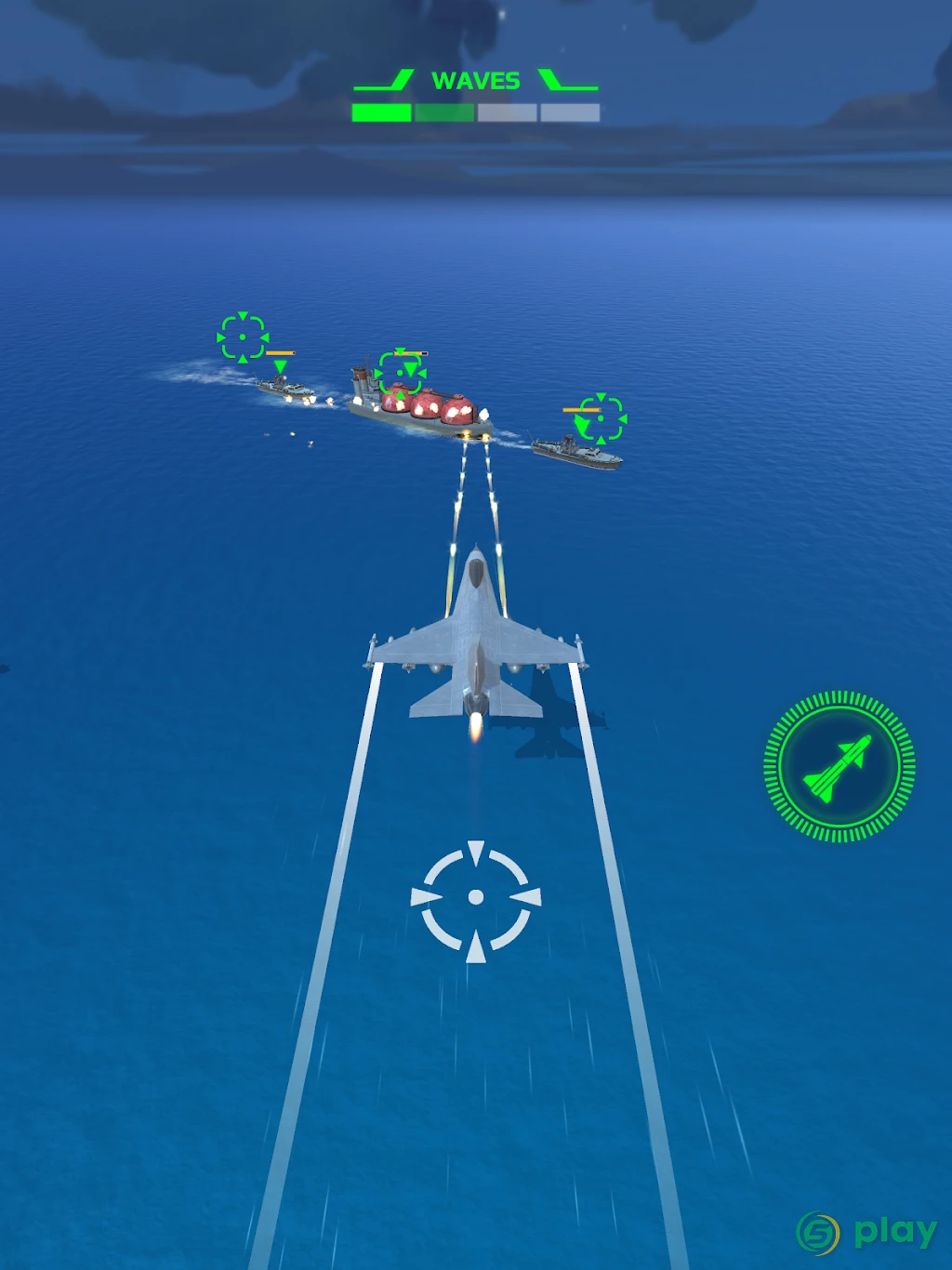 War Plane Strike: Sky Combat — скриншот 12