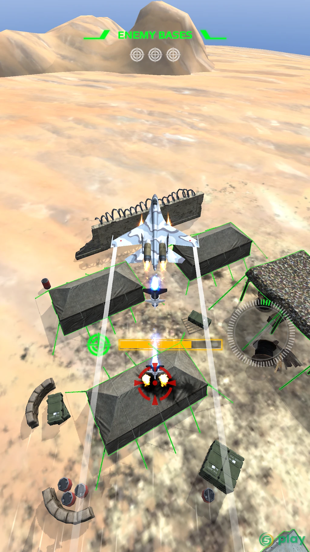 War Plane Strike: Sky Combat — скриншот 2