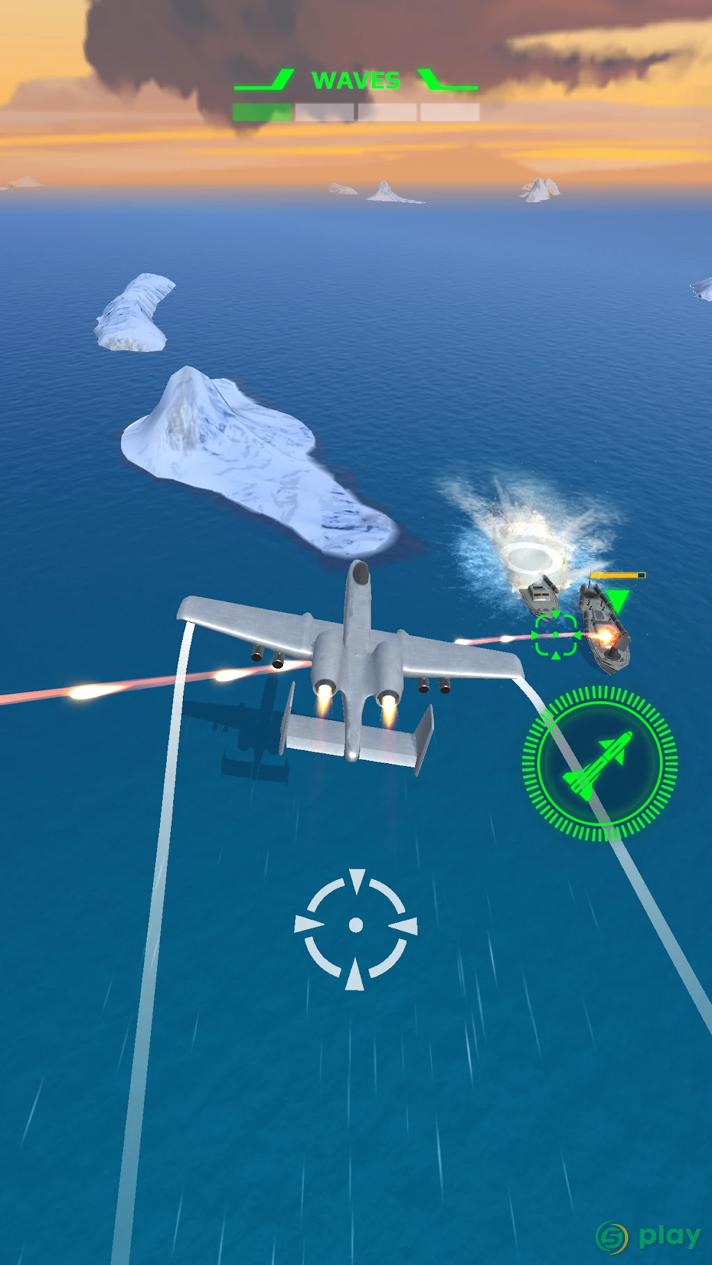 War Plane Strike: Sky Combat — скриншот 4