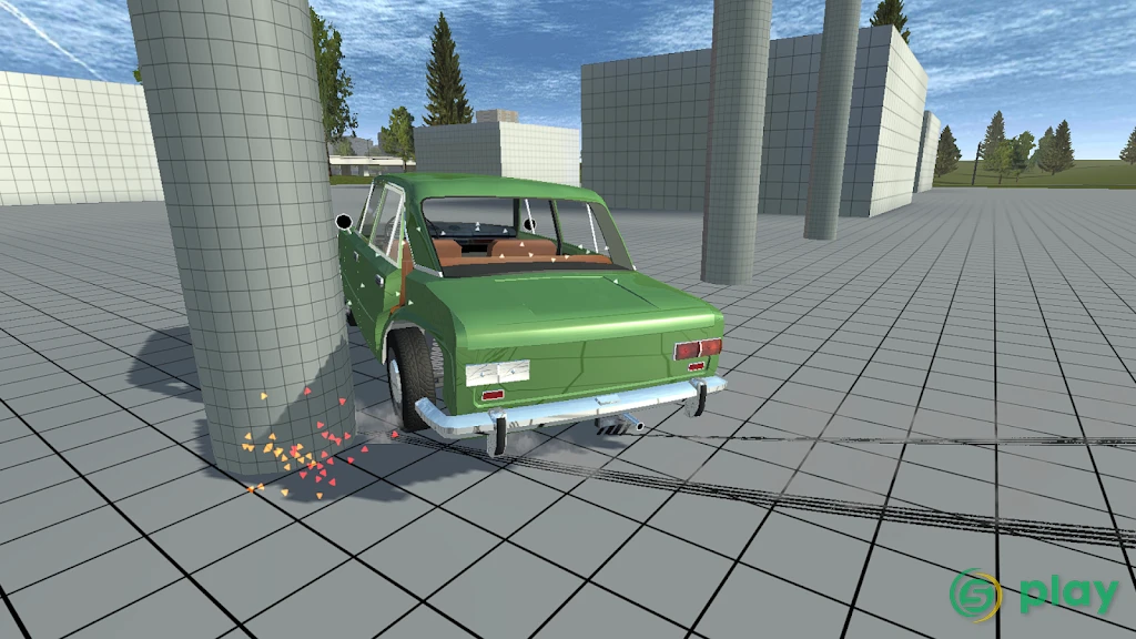 Simple Car Crash Physics Sim — скриншот 1