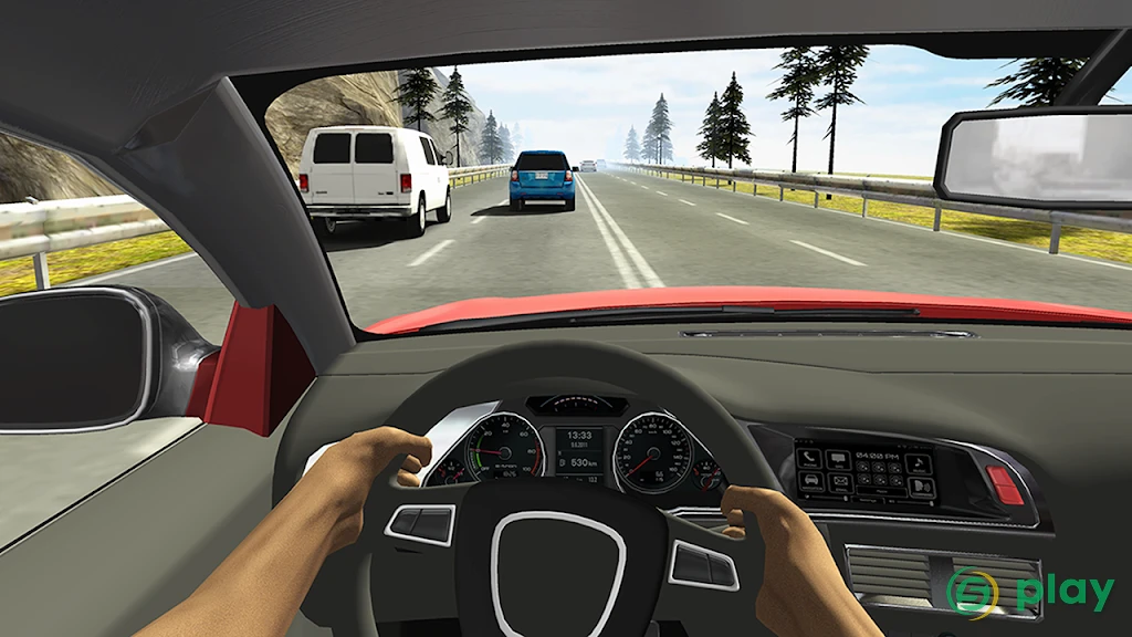 Racing in Car 2 — скриншот 3