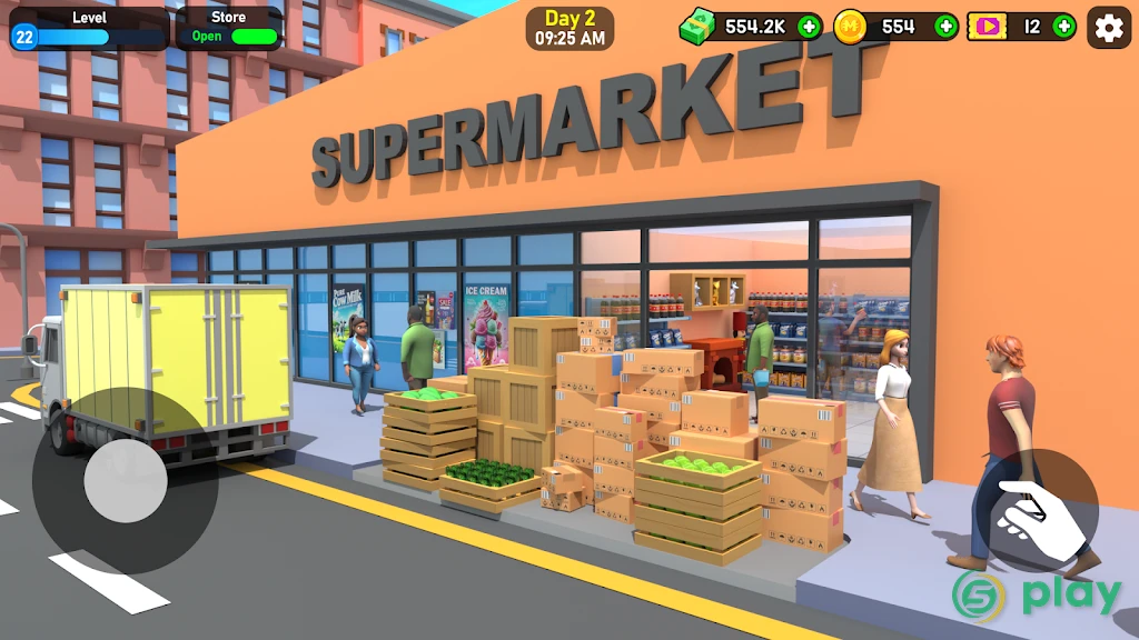 Supermarket Tycoon 3D — скриншот 1