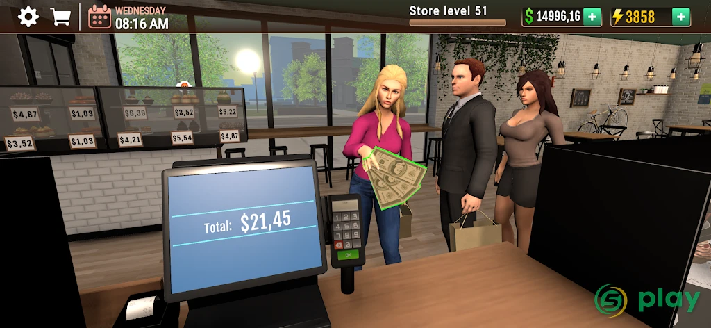 Coffee Shop Simulator 3D Cafe — скриншот 2