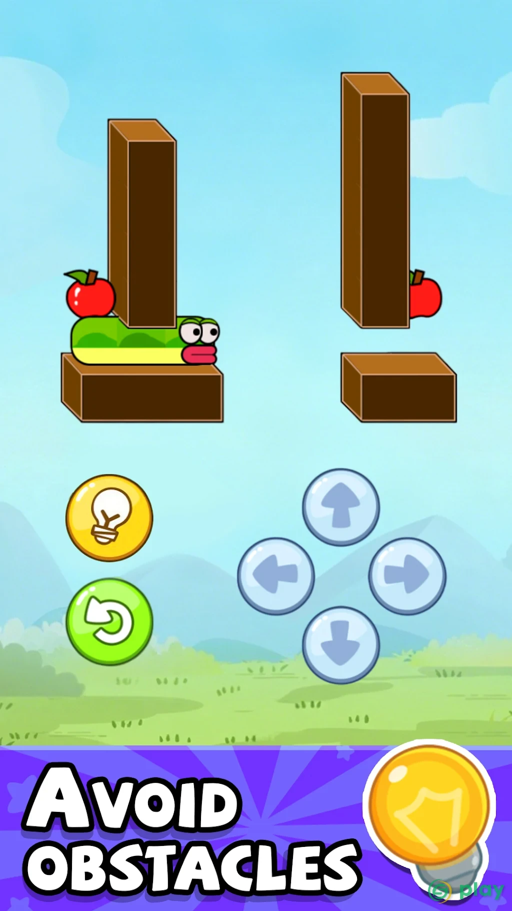 Fruit Muncher - Apple Worm — скриншот 3