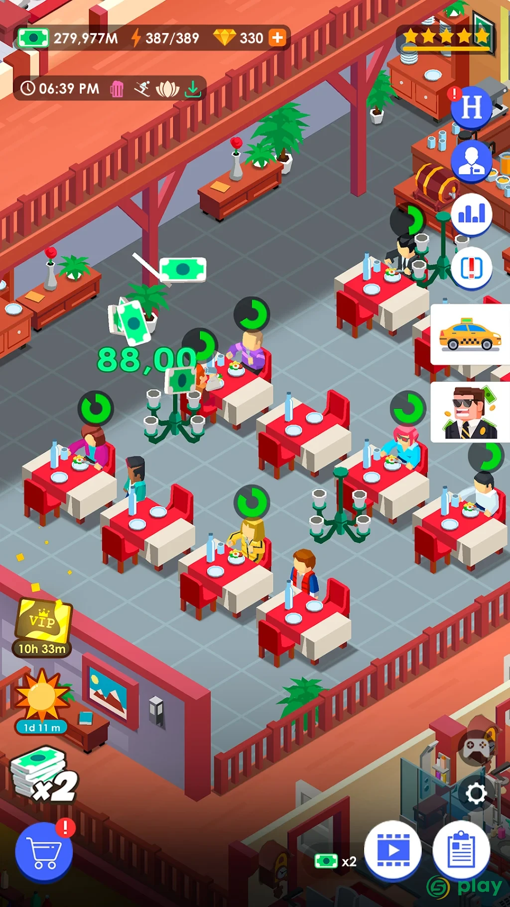 Hotel Empire Tycoon — скриншот 6