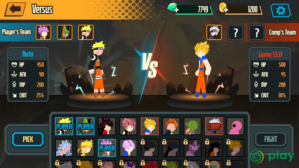 Stickman Dragon Fight — скриншот 5