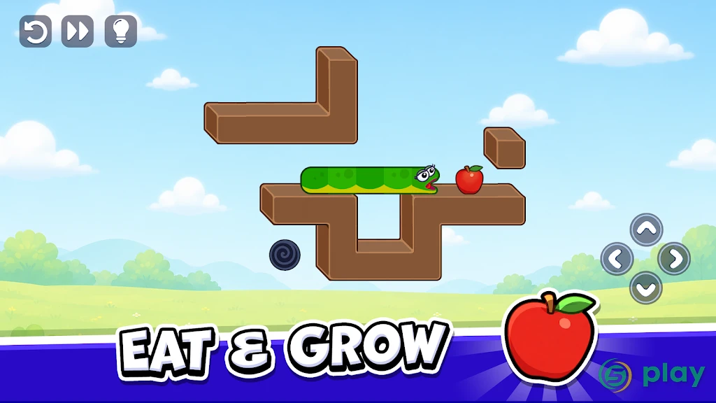 Snake Puzzle: Slither to Eat — скриншот 1