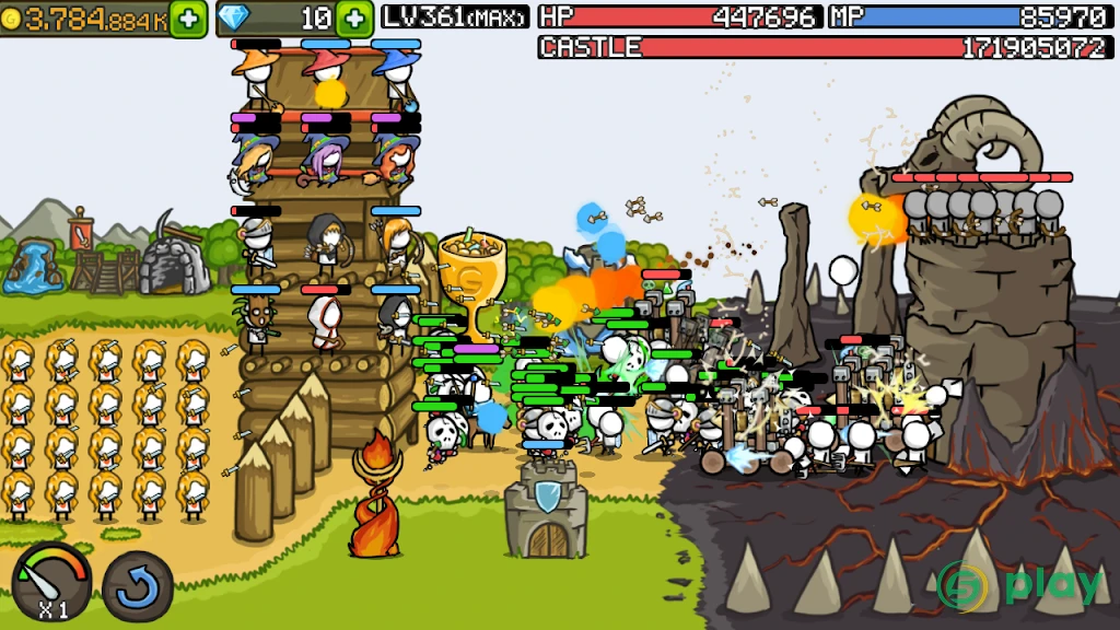 Grow Castle — скриншот 1