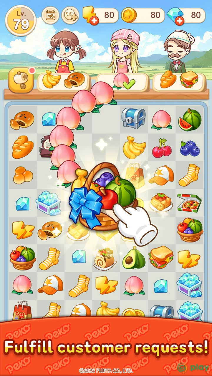 Merge Peko: Sweets World — скриншот 4