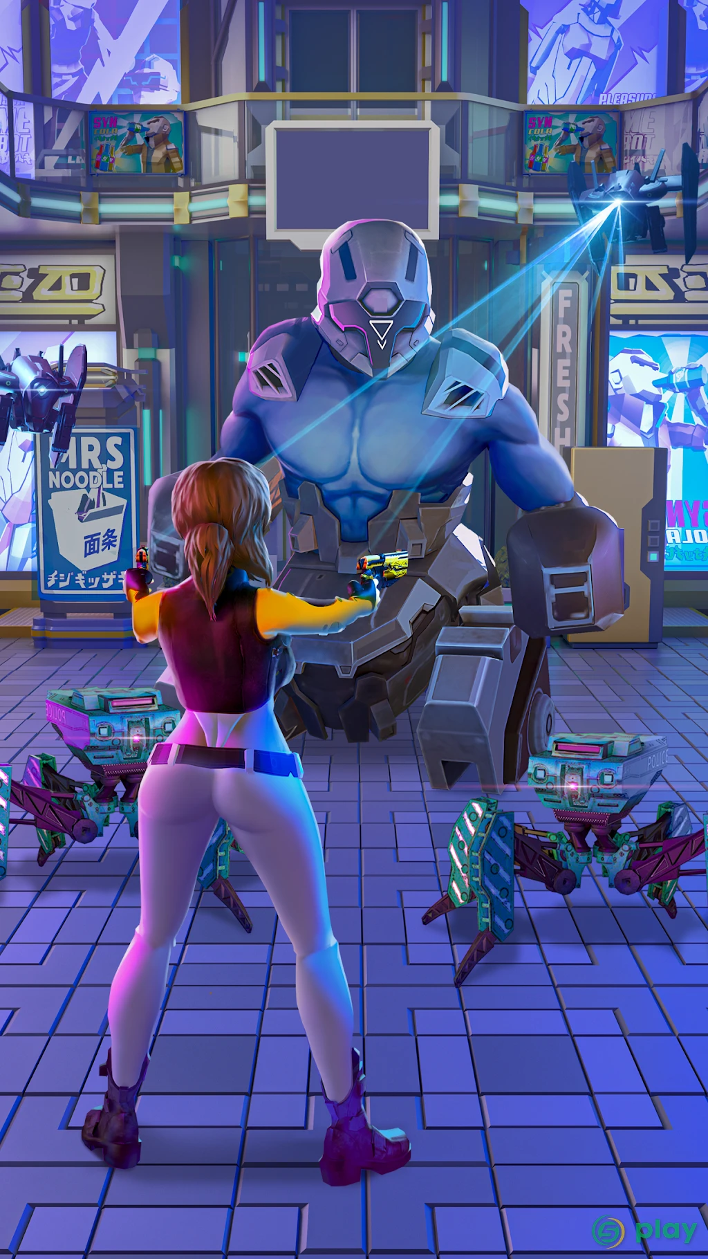 Cyberpunk Hero — скриншот 1