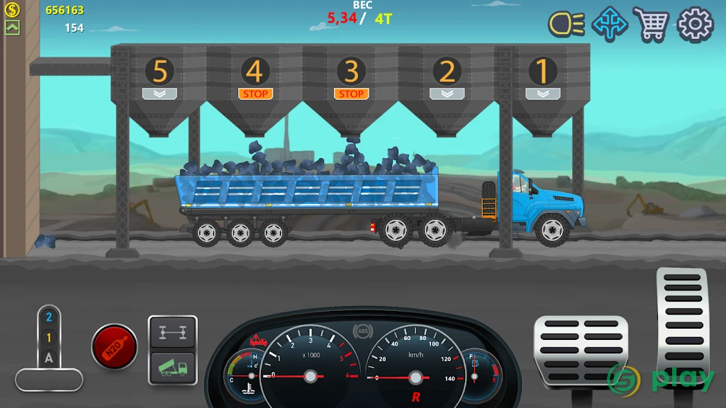 Trucker Real Wheels: Simulator — скриншот 5