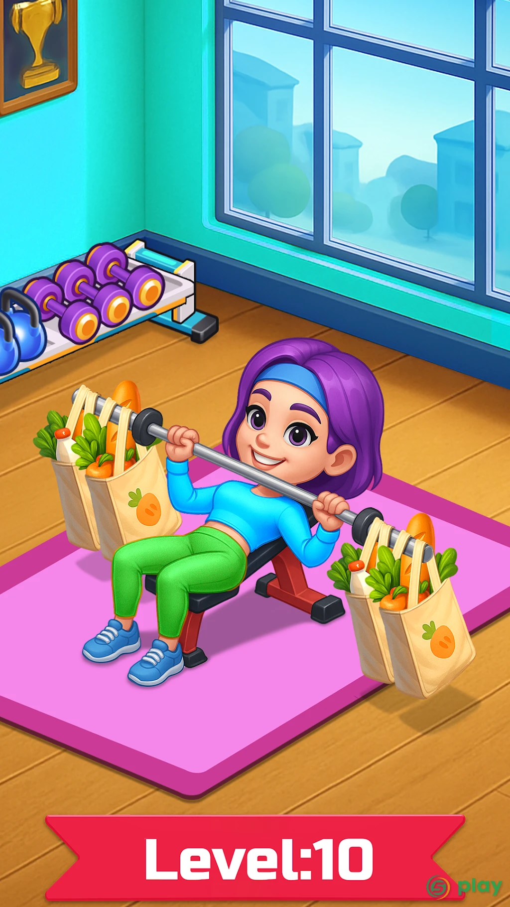 Happy Fitness: Gym Game — скриншот 1