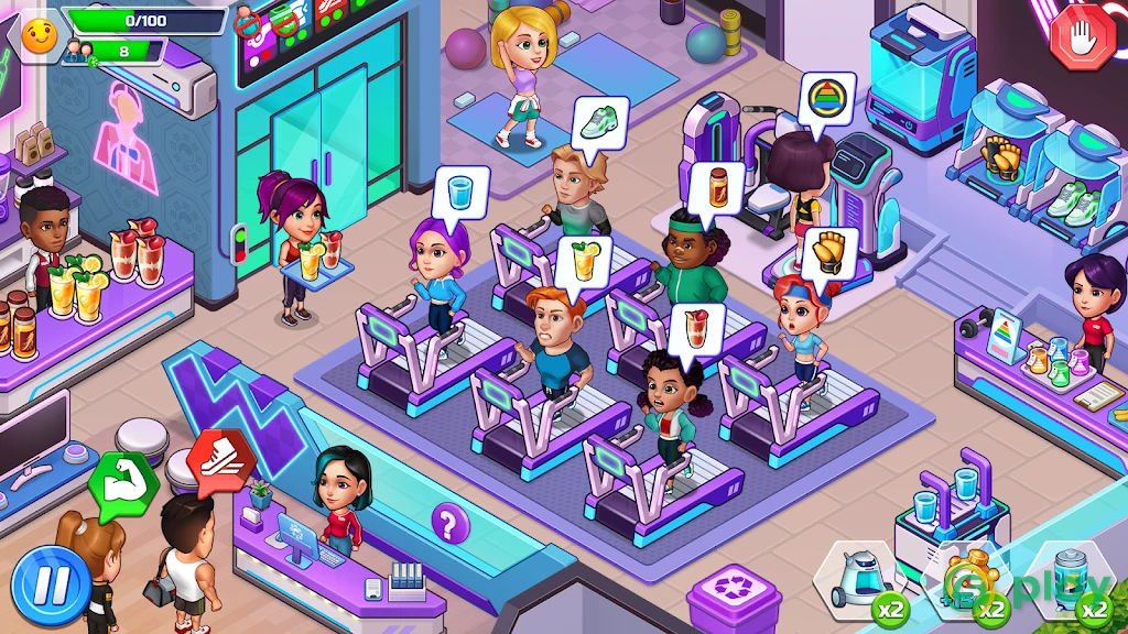 Happy Fitness: Gym Game — скриншот 5