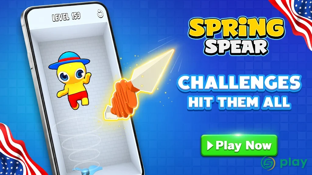 Spring Spear: Aim & Snap — скриншот 3