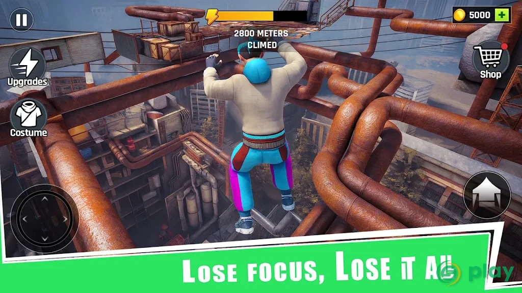 Going Up Rooftop - Parkour 3D — скриншот 3