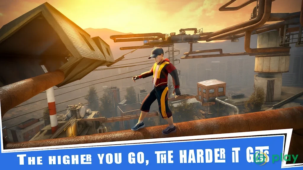 Going Up Rooftop - Parkour 3D — скриншот 4