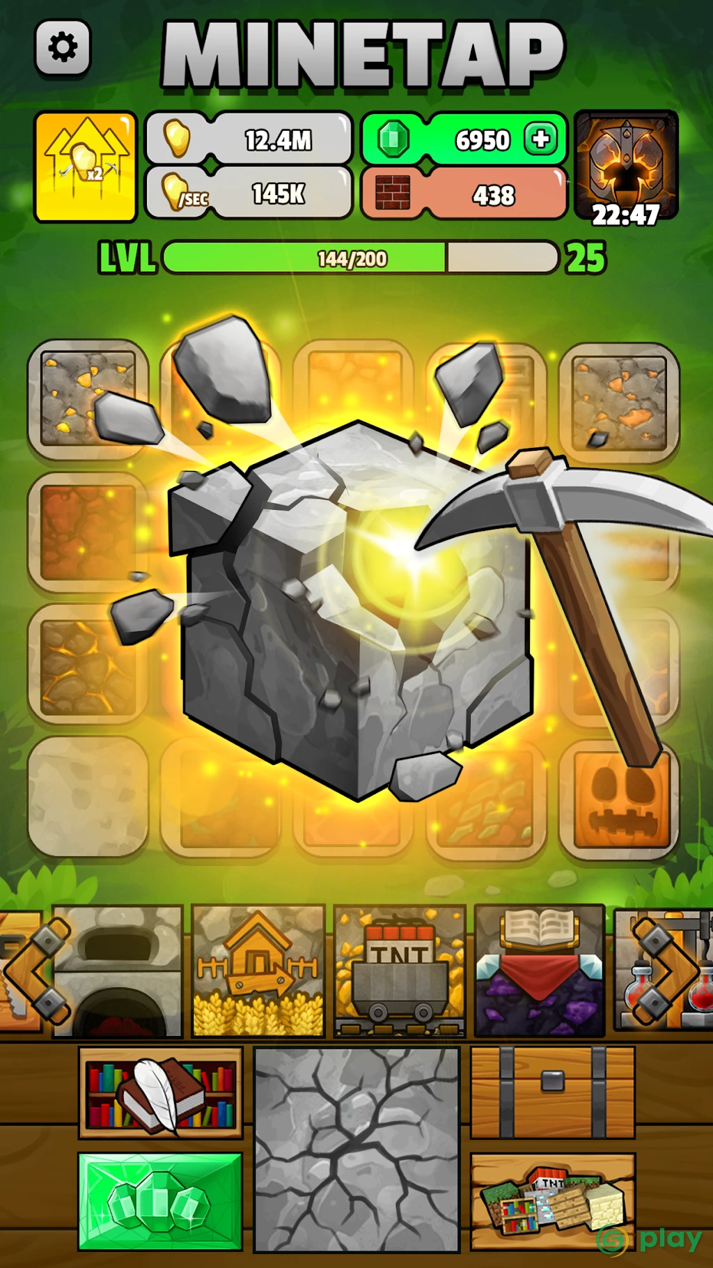 Minetap – Merge кликер — скриншот 2