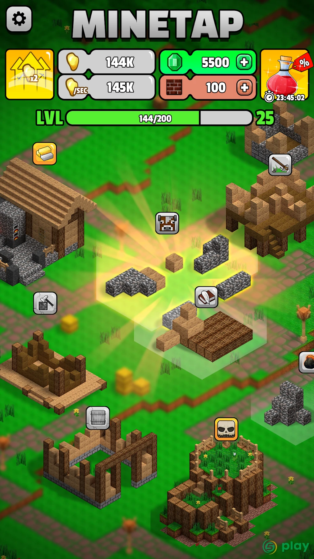 Minetap – Merge кликер — скриншот 6