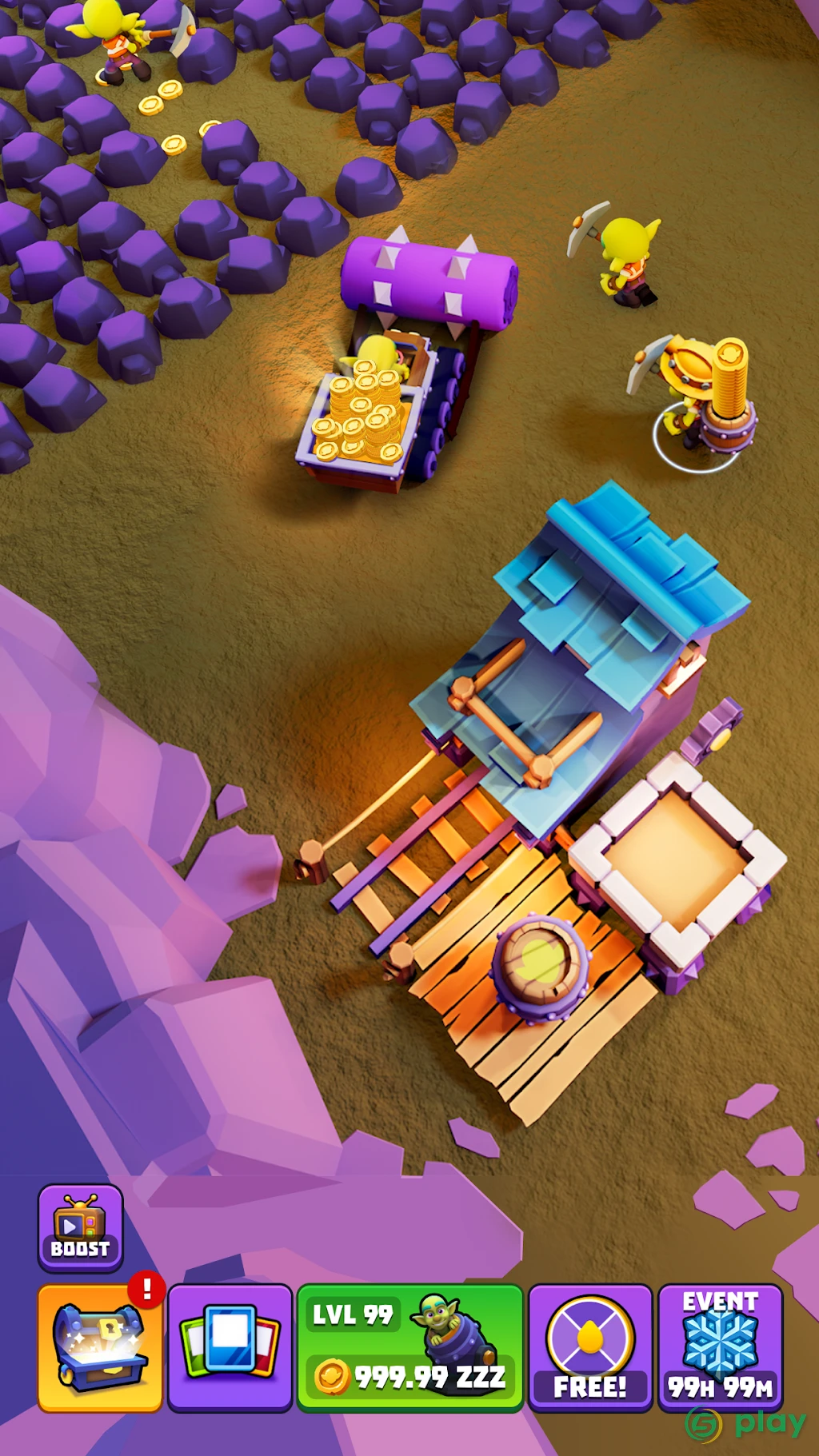 Gold and Goblins: Idle Miner — скриншот 4