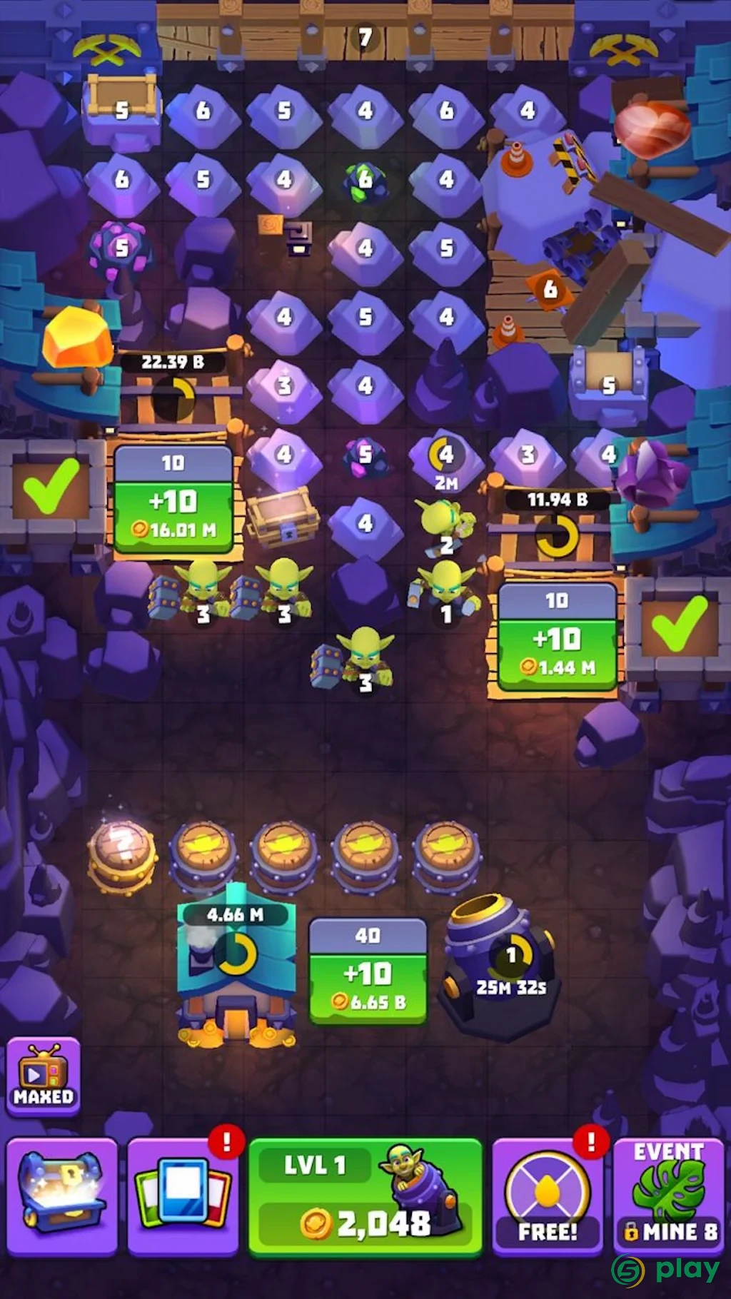 Gold and Goblins: Idle Miner — скриншот 5