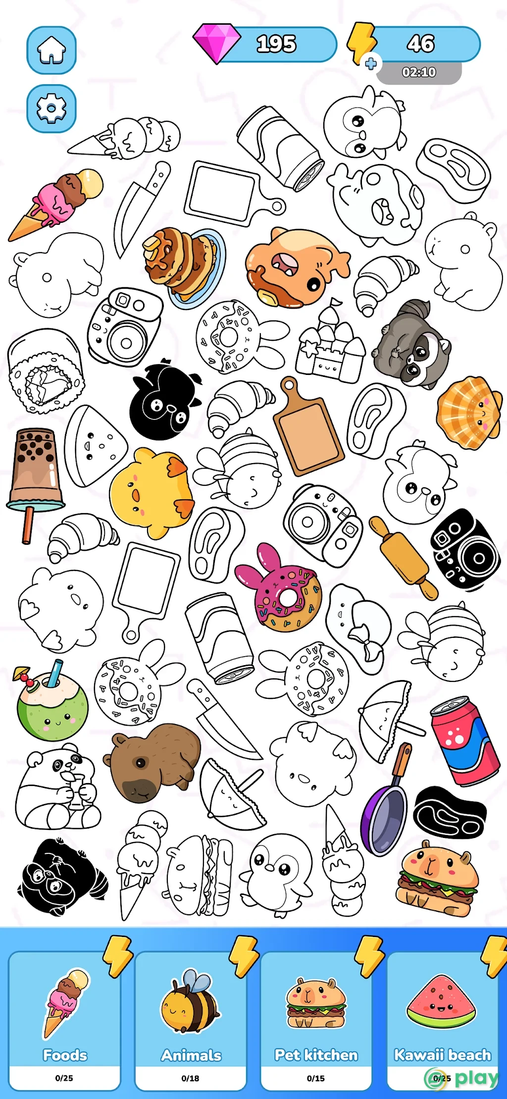 Merge Sticker Playbook 2D — скриншот 1