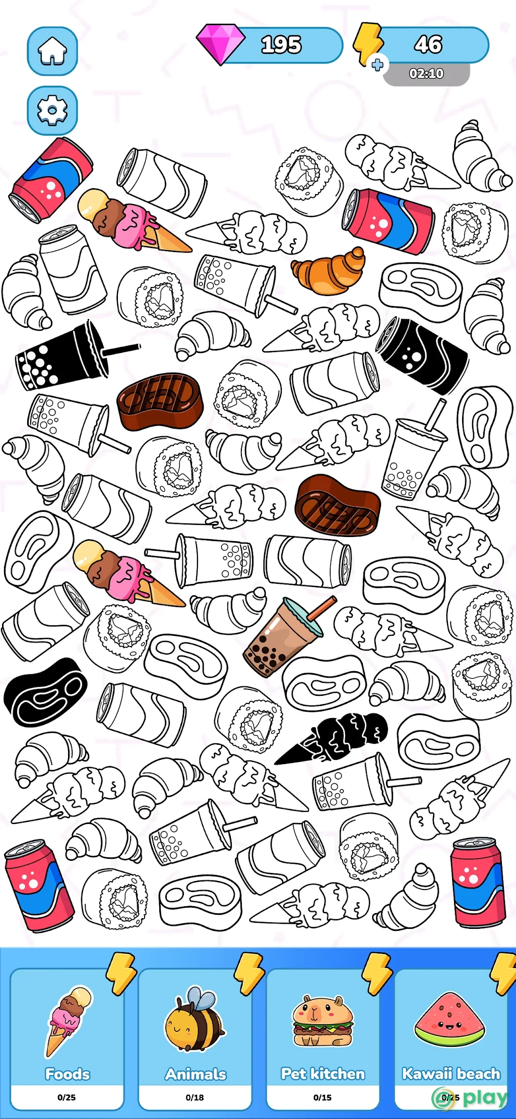 Merge Sticker Playbook 2D — скриншот 5