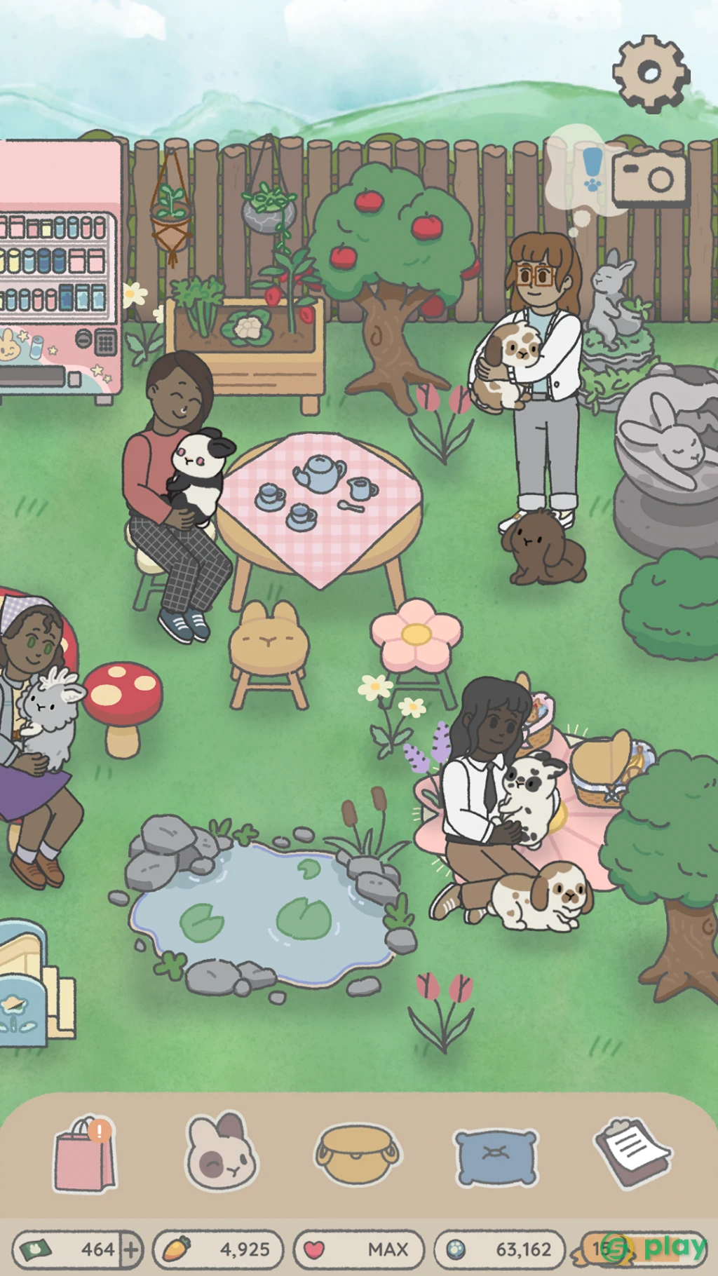 Bunny Haven - Cute Cafe — скриншот 6