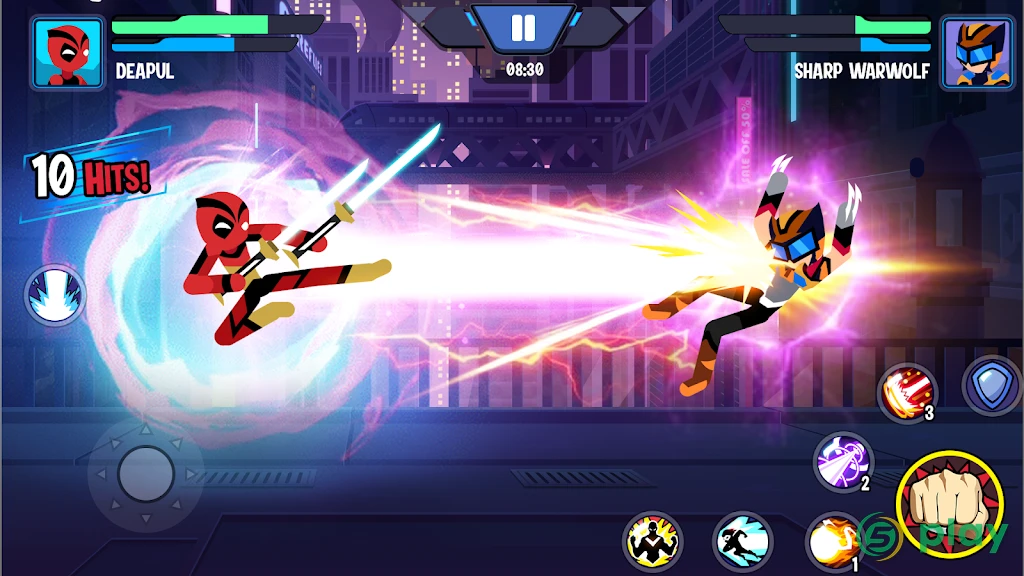 Stickman Heroes: Battle of God — скриншот 1